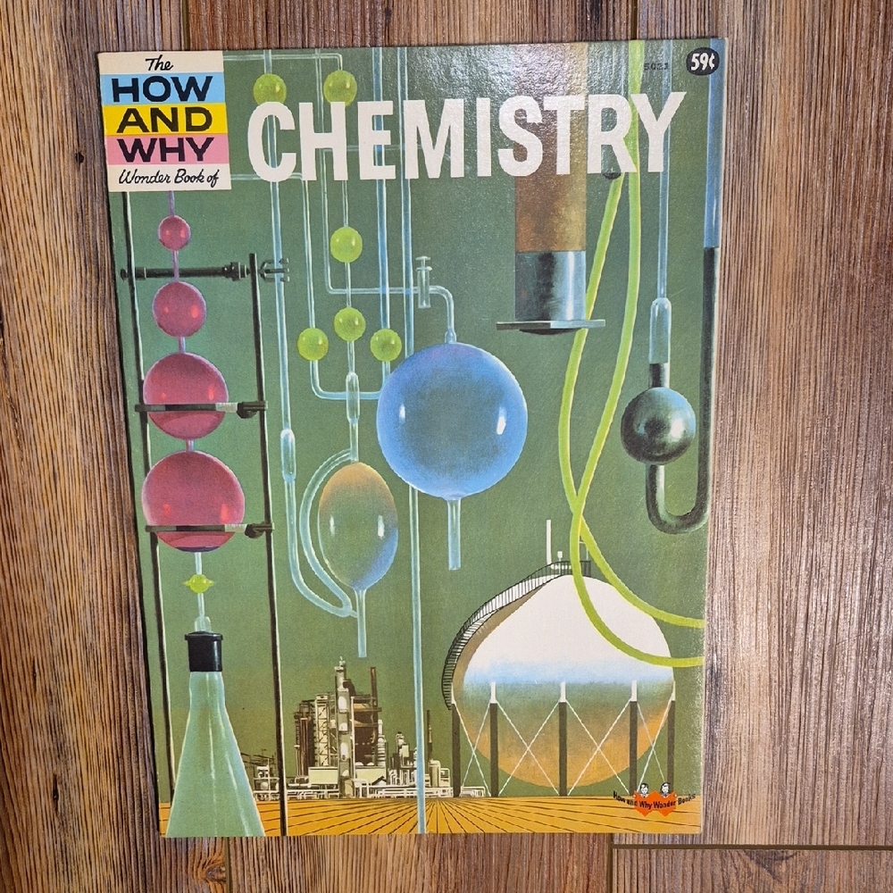 Vintage 60's How And Why Wonder Book - Chemistry